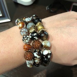 Set of three bracelets